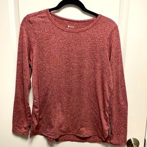 Zella Liana Long Sleeve Recycled Blend Performance T-Shirt size XL